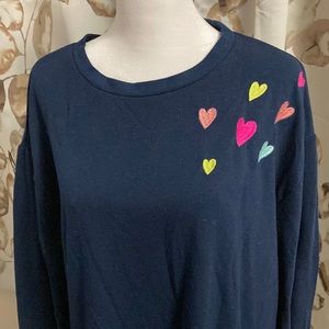 Crown & Ivy heart sweater